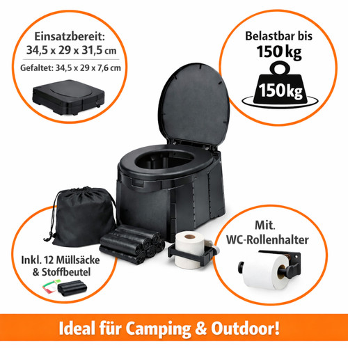 Campingtoilette faltbar - campingtoilette,