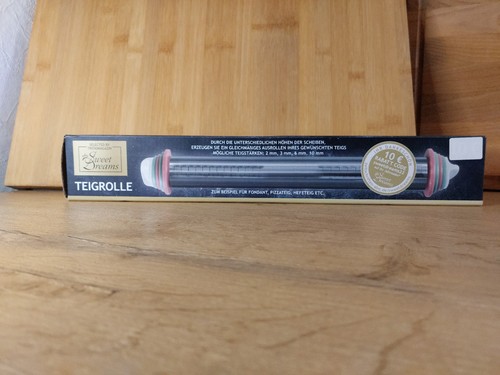 Teigrolle 35cm edelstahl - teigrolle,