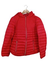 ESPRIT Damen Steppjacke Rot Gr. 38/M Kapuze Outdoor Freizeit Jacke