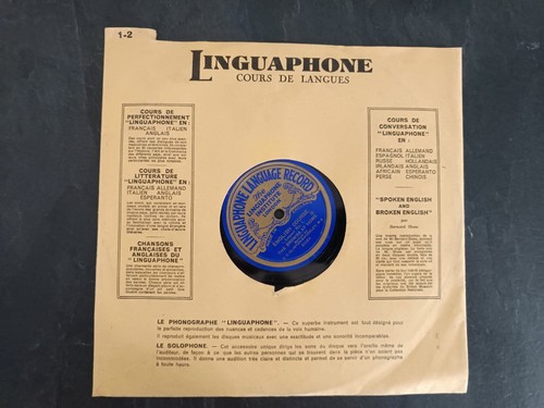 Linguaphone grammophon - -,