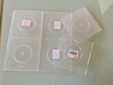 Hama Bügelperlen Steckplatten 14,5x14,5cm - 6 Stück die zusammeng