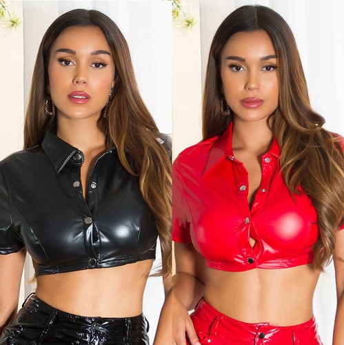 Koucla crop top - crop, wetlook