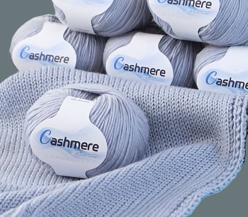 Cashmere wolle blaugrau - -, 3