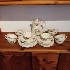 21-TEILIGES Kaffeeservice Obernay Sarreguemines 6 Personen