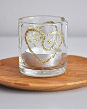 Glas-Teelicht-Halter