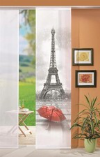 40x Schiebevorhang Eiffelturm