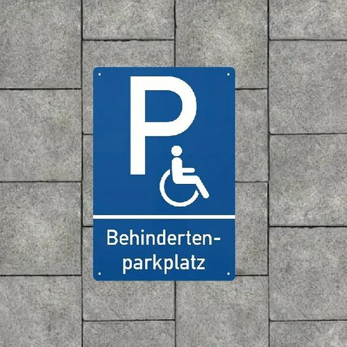 Blechschild