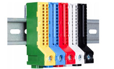 Pawbol Reihenklemmen 14P Hutschiene Klemmen Klemmblock Klemmleiste Schraubenlos