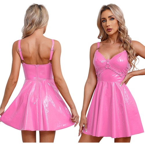 Damen wetlook kleider - wetlook,