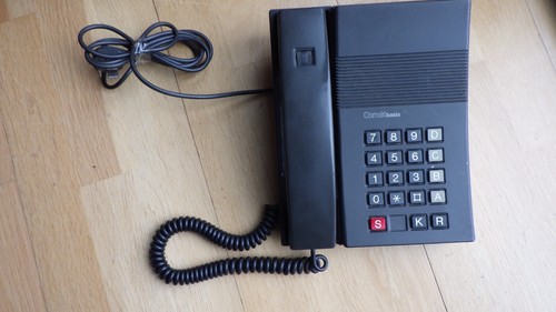 Tastentelefon mattschwarz