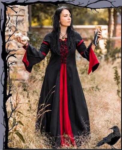 Mittelalter zofenkleid mit - mittelalter,
