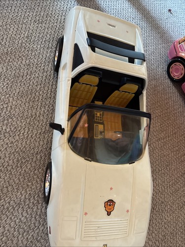 Weißer vintage barbie ferrari - barbie,