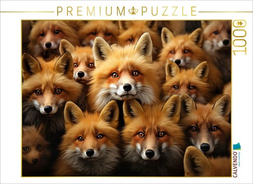 Calvendo puzzle viele - calvendo, füchse