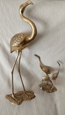Flamingo und 3 Kraniche aus