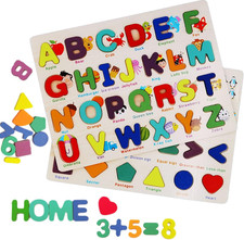 Alphabetpuzzle, Holz Alphabet