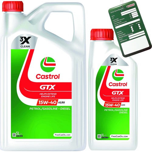 Castrol motoröl gtx 15w 40 - 6l, 15w-40