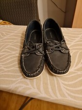 Deichmann GRACELAND Mokassin Slipper Gr. 36- dunkelblau Lederoptik