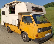 Wohnmobil von Tischer als Pickup auf VW T3 Baujahr 1980, unfallfrei