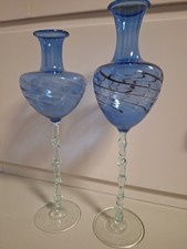 Lauscha Glas Vasen Blau 