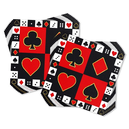 Casino servietten kartenspiel - servietten,