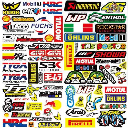 Teiliges motorrad sticker - motorrad,