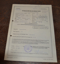 Schätzungsurkunde +