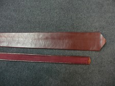 Lederkrawatte weinrot