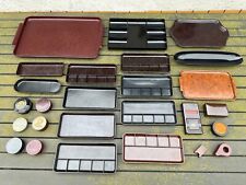 Germalit Bakelit Kunstsoff Konvolut alte Schreibschale Ablage Gegenstände