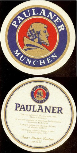 Bierdeckel paulaner münchen - paulaner,