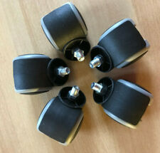 Hartbodenrollen Bürostuhlrollen Gewinde M10 / Rolle 50 mm NEU ***