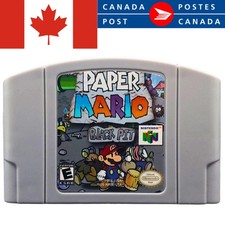 Paper Mario Black Pit (Nintendo 64, N64) Cartridge Brand New!