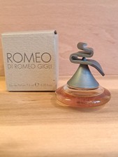 ROMEO di Romeo Gigli Miniatur,  EDP 7.5 ml, Aus Sammlung,  Unbenutzt,  Vintage. 