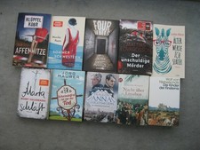 45 Stück Taschenbücher Sammlung Konvolut Romane Thriller Krimis