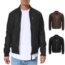 Indicode Herren Echtlederjacke