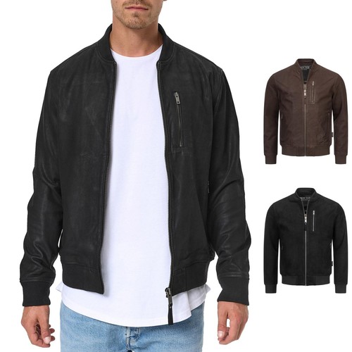 Indicode herren echtlederjacke - indicode,