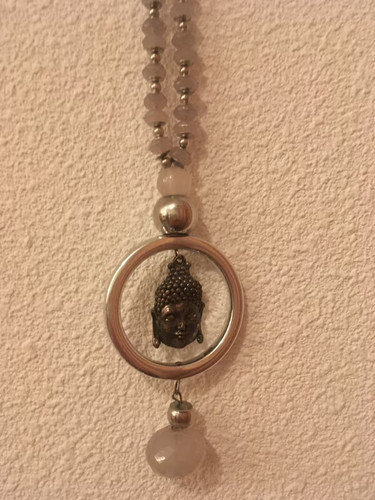 Buddha kette silber - buddha,