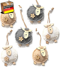 Ostern Anhänger Schafe Holz