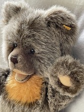 Großer VINTAGE ? STEIFF TEDDY BÄR ZOTTY 0302/40 BLOND-BRAUN Knopf + Fahne, 43cm