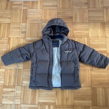 Marc O'Polo Jungen Kinder Winterjacke mit Daunen kakifarben Größe 104