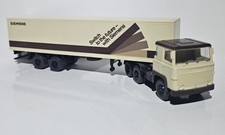 Wiking H0 1:87 MODELLAUTO LKW SCANIA 111 KOFFER SATTELZUG WERBEMODELL SIEMENS 