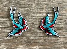 Schwalbe Aufnäher Bügelbild