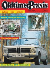 Oldtimer Praxis - 03/1993 - Triumph Hurricane, ACMA-Vespa, BMW 02 Cabriolet