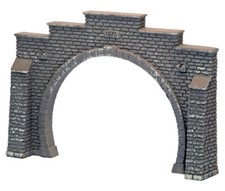 Noch H0 58052 Tunnel-Portal, 2-gl. PROFI-plus, 21 x 14,5 cm