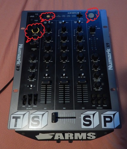 Kanal mixer von numark x9 - kanal,