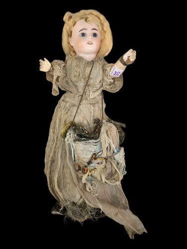 Antike porzellanpuppe 43cm - antike,