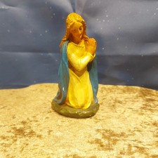 Krippenfigur Gips Maria, wahrscheinlich HKK, Höhe 13 cm passen 20 cm Figuren