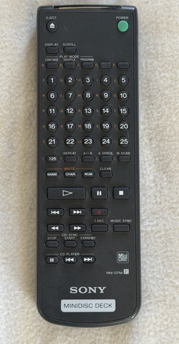 Original sony d7m - original, rm-d7m
