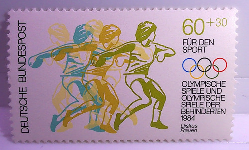 Briefmarke deutsche bundespost - deutsche,