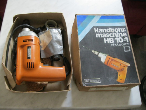 Bohrmaschine ddr 1 - hb, mit