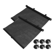 2x Auto-Sonnenrollo, Sonnenschutz Auto, Auto-Sonnenblende, Auto-Seitenscheiben